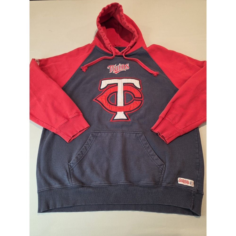Minnesota Twins Stiches Mens Hooded Sweatshirt XL MLB
